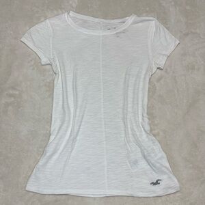 Hollister White Short Sleeve Tee